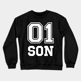 01 Son Number 1 One Funny Crewneck Sweatshirt